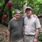 Jorge & I amongst the pods