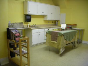 View from the changing area