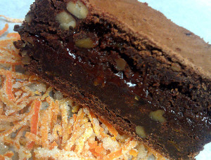 Zen Brownie w Nutmeg Ganache
