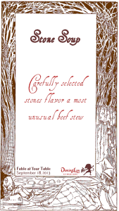 Fable at Your Table Dinner: Stone Soup