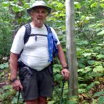 Just Mike on the Trail. Note the Tilley hat. Just Mike on the Trail. Note the Tilley hat.