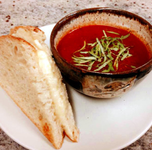 Grilled Cheese & Chocolate Tomato Zuppa!