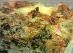 Herb Quiche with Chocolate
