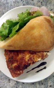 Quiche & Tuscan Sandwich