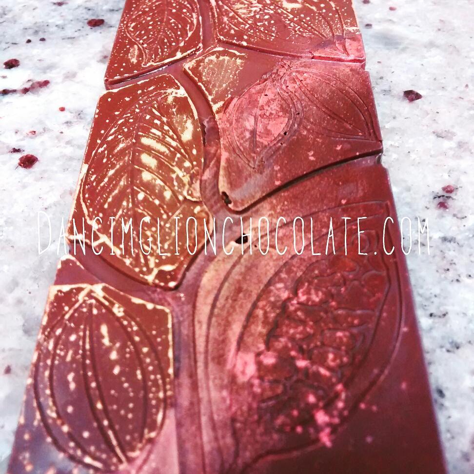 Tikal Guatemalan milk 43% & Fruition Hispaniola 68% with Rose salt. Made only 6. #DLCbars #chocolate