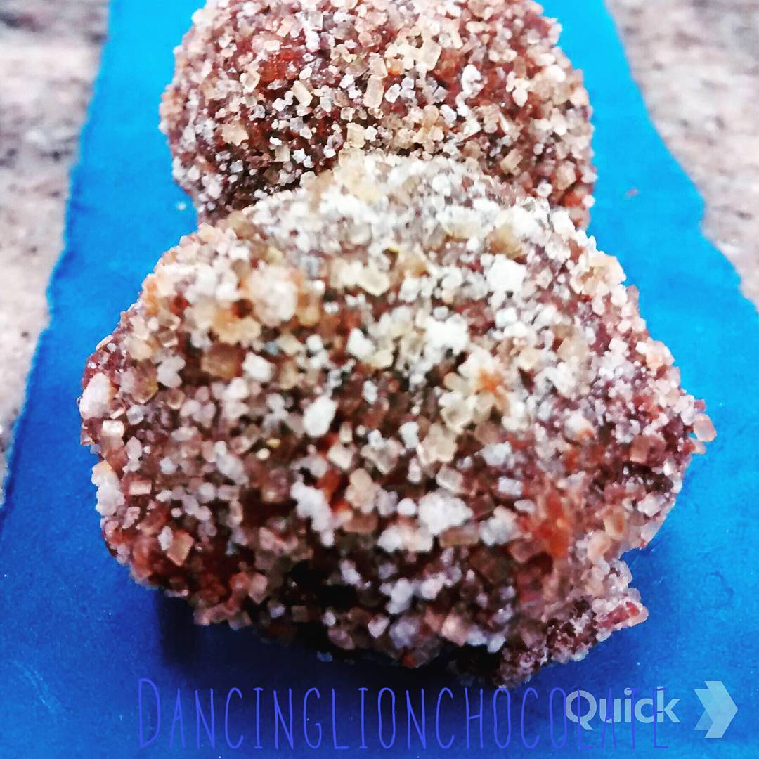 Snowball's Chance - Yuzu & @palaisdesthes Montagne Bleue tea truffle in  @mesocacao El Salvador dark chocolate