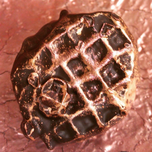 FAR TOO NORMAL - chocolate nougat caramel w Piedmont hazelnuts in very dark 86