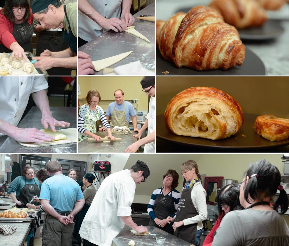 Baking Croissants at Dancing Lion Chocolate in Manchester, NH