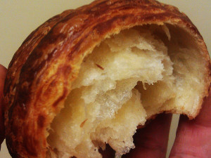 Croissant unspiraled, unwound--unspround