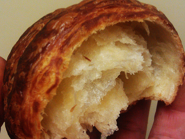 Croissant unspiraled, unwound--unspround