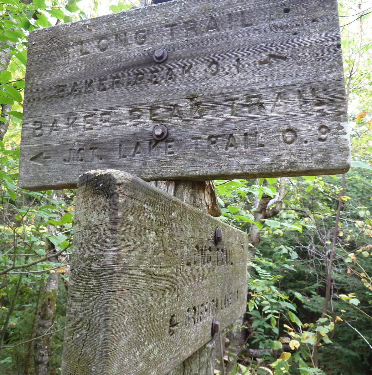 Baker's Peak was slick and steep