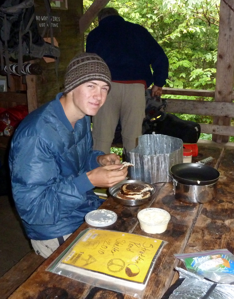 Fine repast at the Taj MaHut, so-called for it's palatial and impressive bearing.