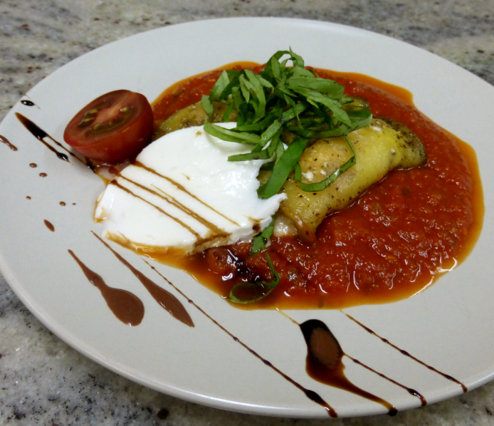 Cheese-stuffed Eggplant Rotini