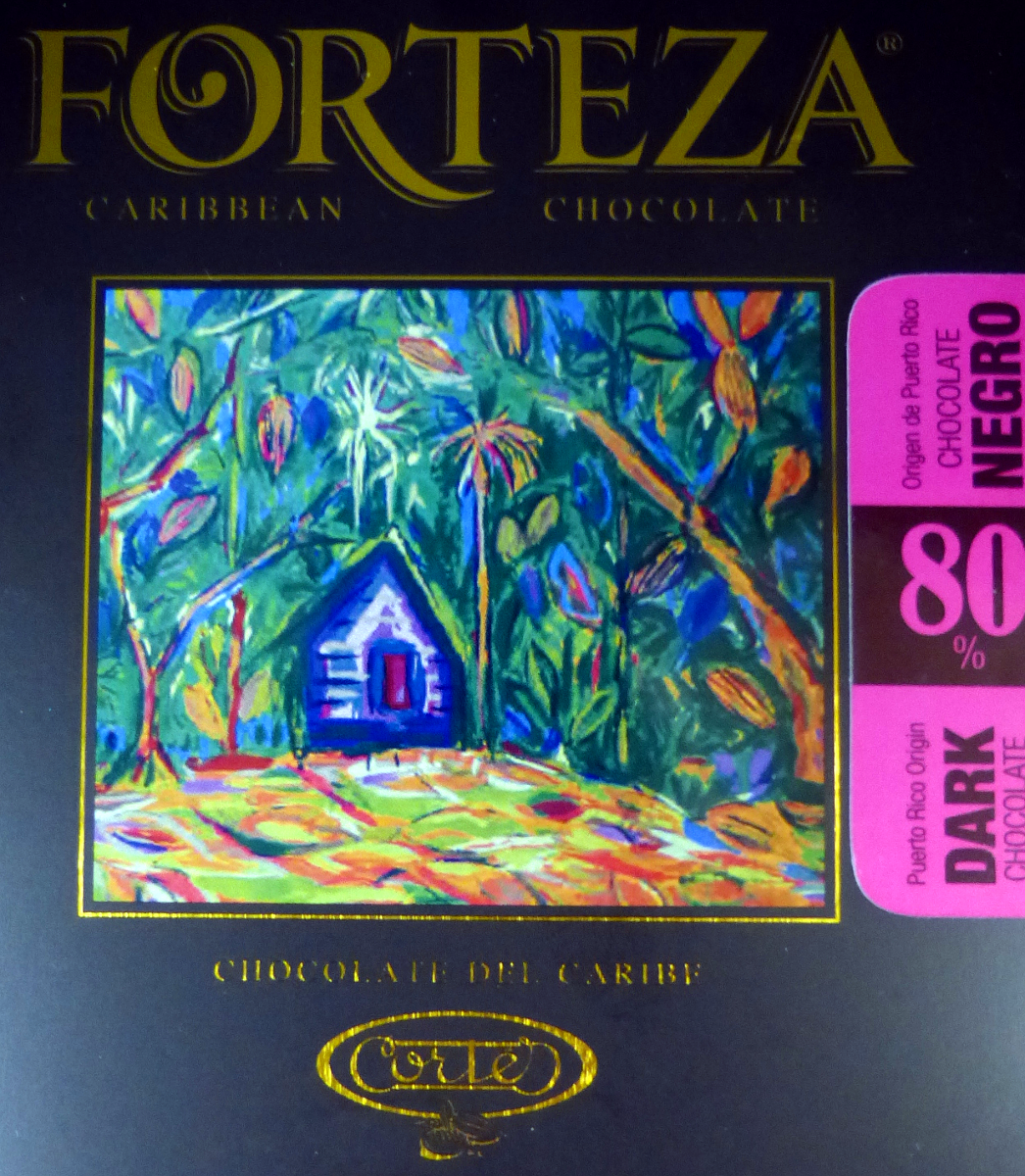 Chocolate Cortes Forteza 80% Puerto Rico