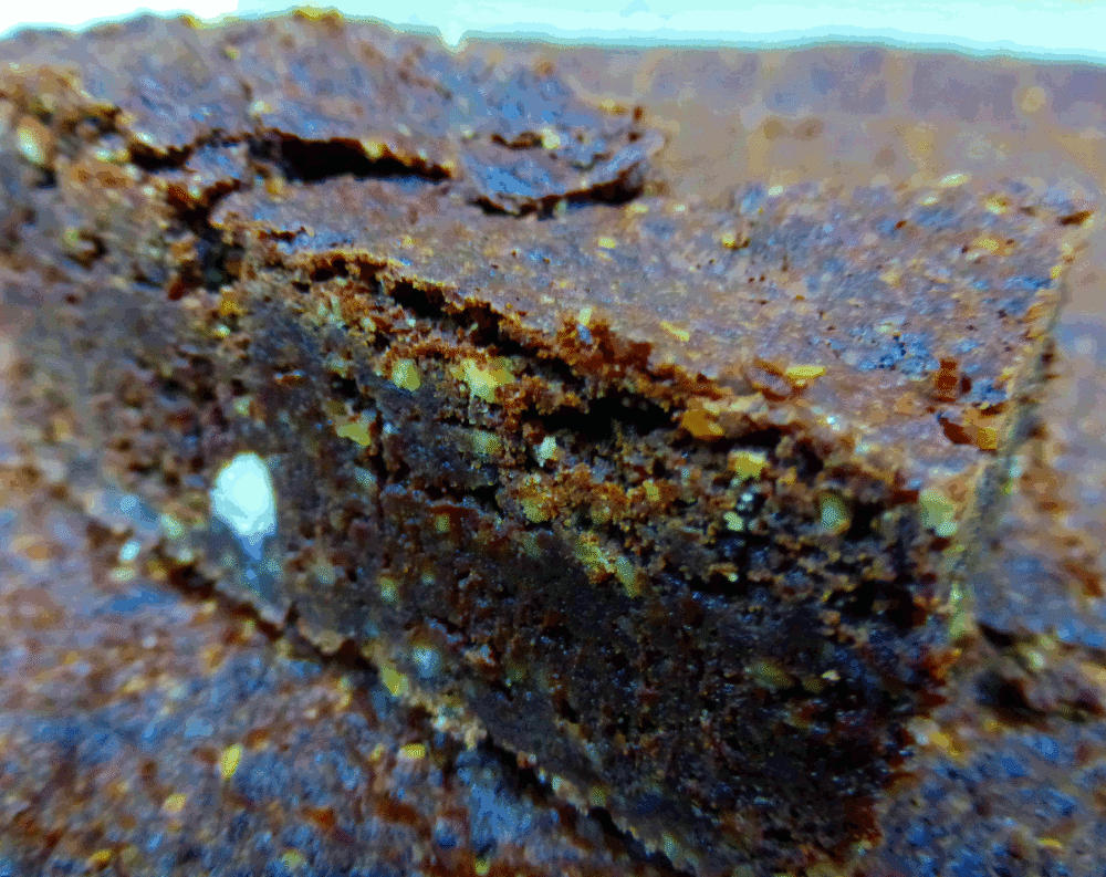 Blood orange & white chocolate Zen Brownie
