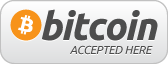 We accept Bitcoin at our Shop & Cafe