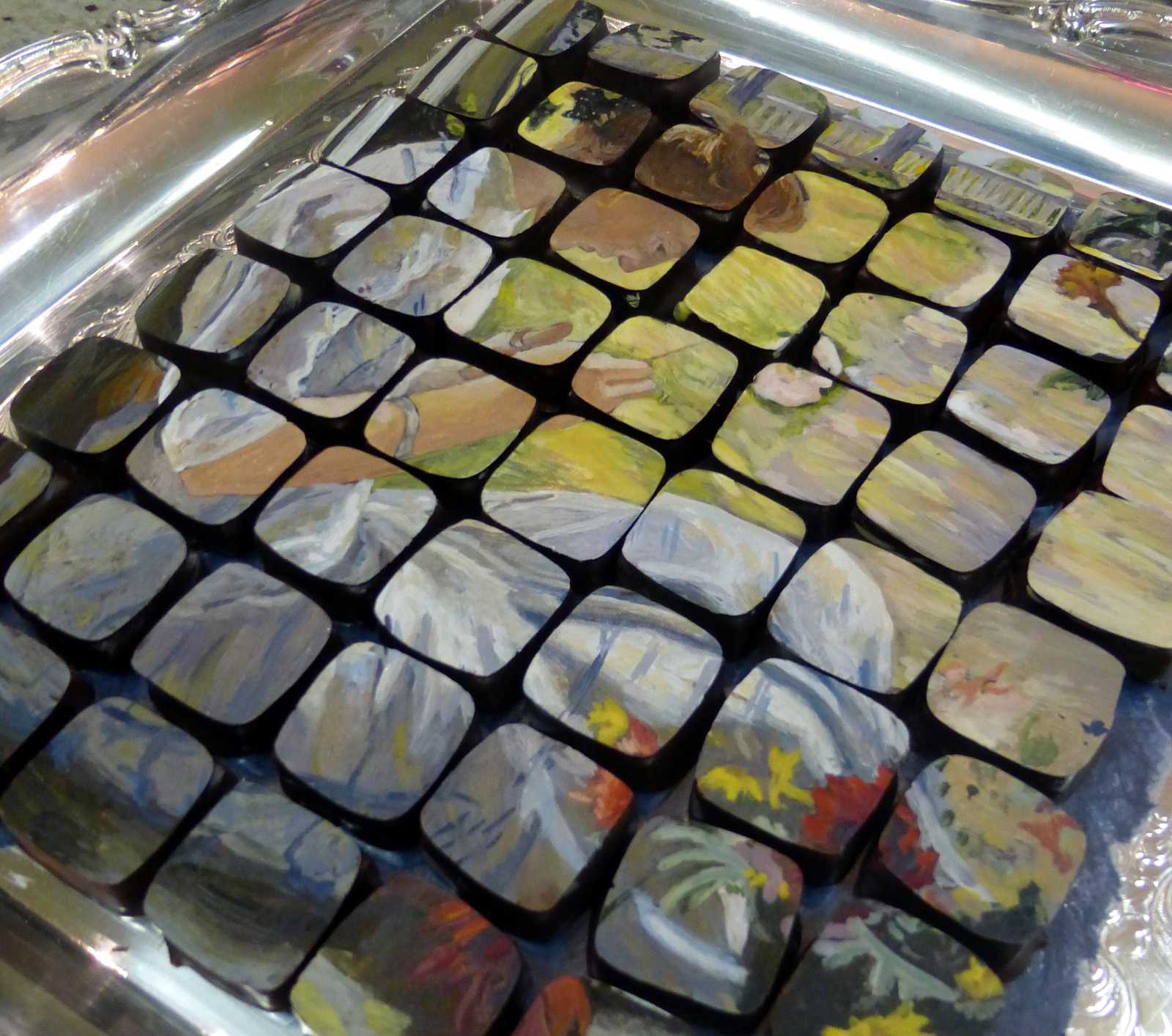 Weddings: Painting on Bonbons for NH Bride Magazine