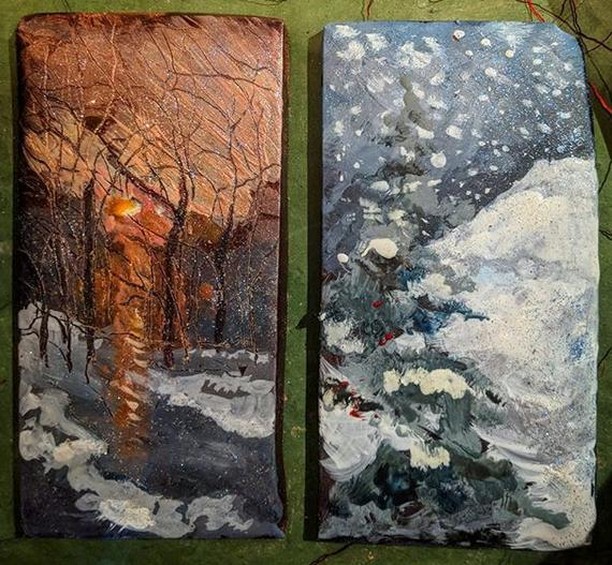 Edible Holiday Postcards